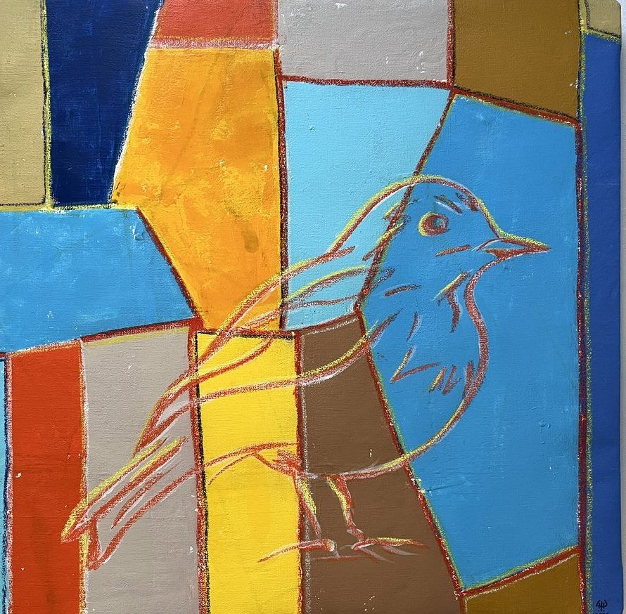 Bird on a Landscape - Philippe Guesdon
